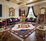 ⁦سجادة كلاودي 3*4 بتصميم ملكي أنيق⁩ - الصورة ⁦3⁩