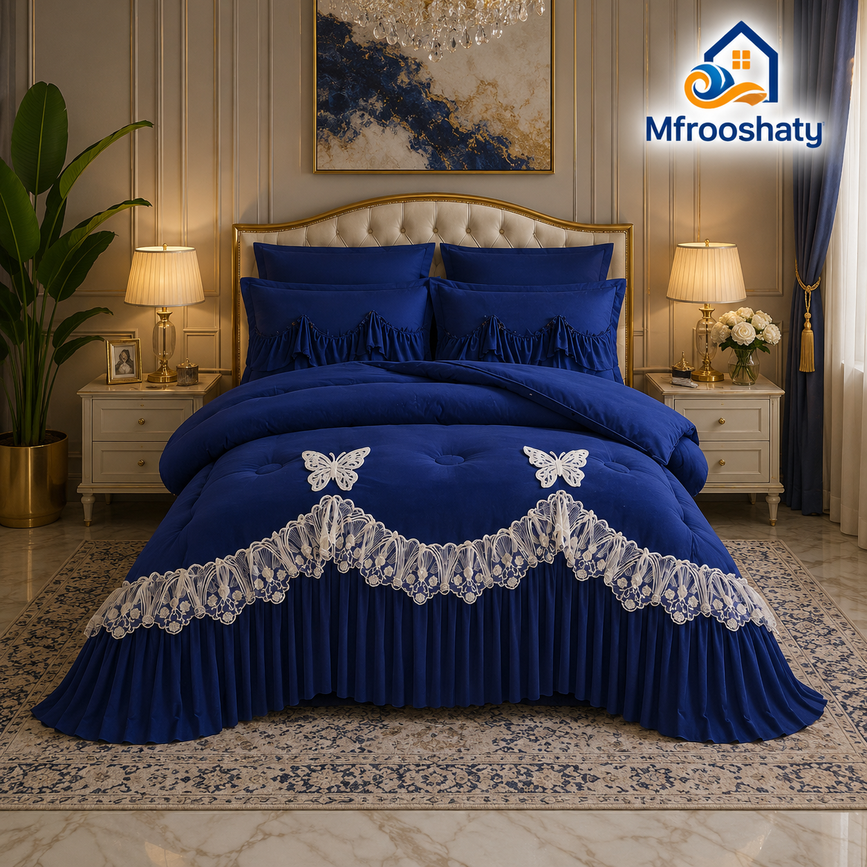 CE95D374-1780-45F5-9F5F-9E9A0947BB5F سيت لحاف HS1110 الفاخر – سوبر سوفت - الصورة 1